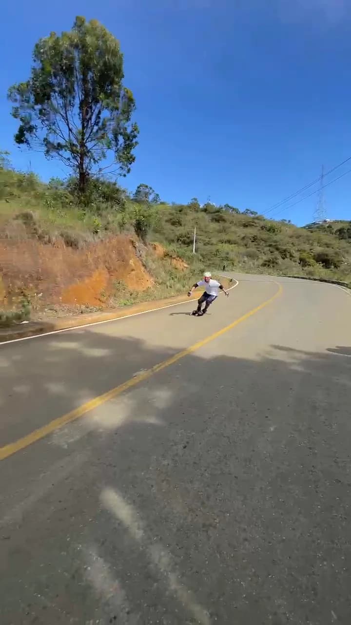 Drifting in my inline skates