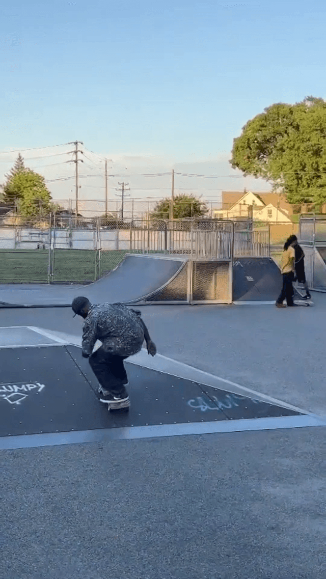 Floralshirtguy skates sometimes