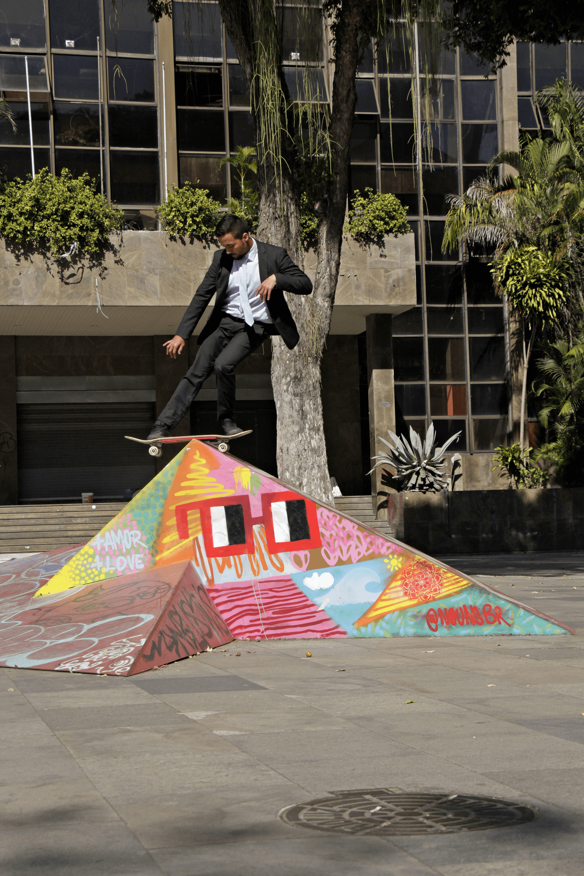 Executive Skateboarding and Gnars Graffiti Art