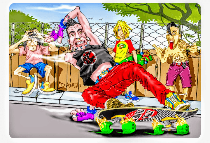 Skate ladeira #thatsgnarly