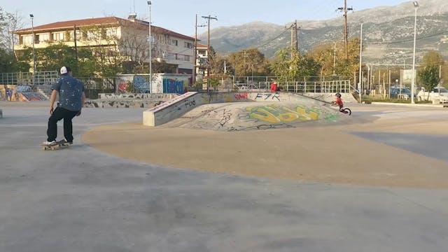 3 Piece Line at the local Skatepark